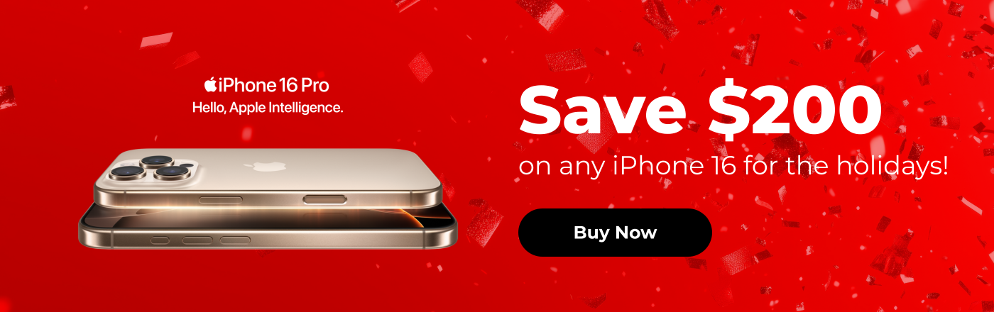 12-month device lock. Get up to $200 back on select iPhone models. Rebate is applicable after 3 months of AutoPay on qualifying plans starting at $20/month on our GSMA network. This offer is available for both new and existing customers on a qualifying plan now through 12/30/2024. Offer cannot be combined with other promotions. Limited stock available. Terms subject to change.